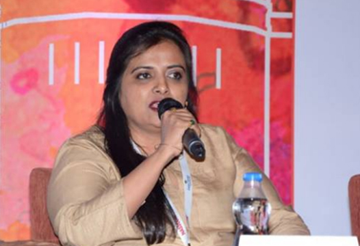 Manorama Infosolution CEO Ashvini Danigond speaking at NPC, Pune for a Plenary Session